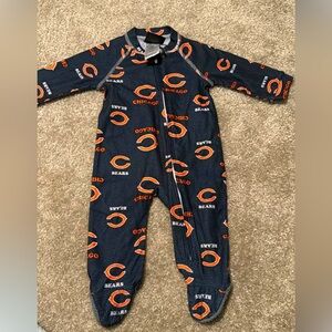 Chicago Bears Infant Pajamas Sleeper: 0-3months